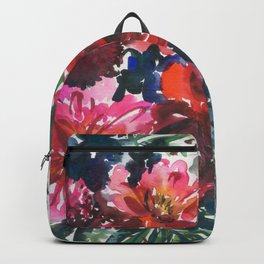 colorful bouquet: chrysanthemums Backpack