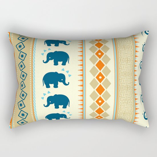 Ethnic Pattern Rectangular Pillow