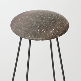 Beach Ocean Glitter Counter Stool