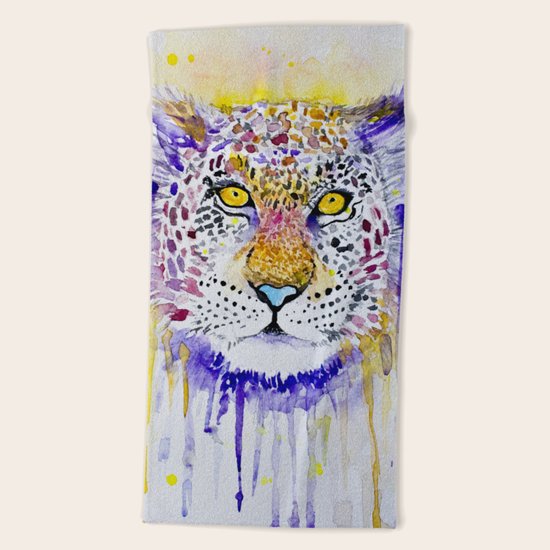 Leopard Beach Towel