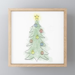 Christmas Tree Framed Mini Art Print