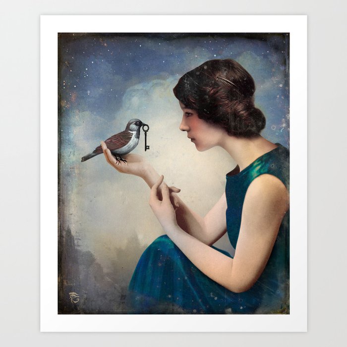 Discover the motif THE KEY TO WONDERLAND by Christian Schloe as a print at TOPPOSTER