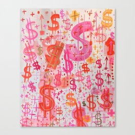 Dollar Sign Canvas Prints For Any Decor Style Society6