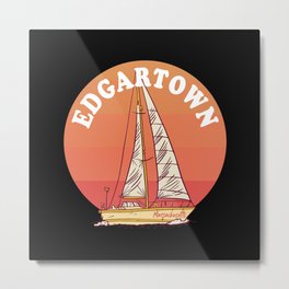 Sailing Edgartown Massachusetts Metal Print