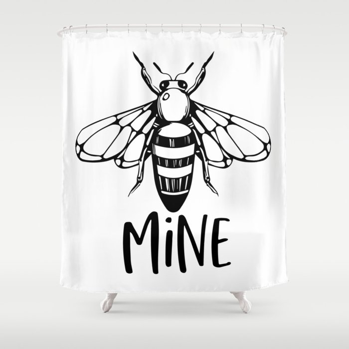 Bee Mine Shower Curtain