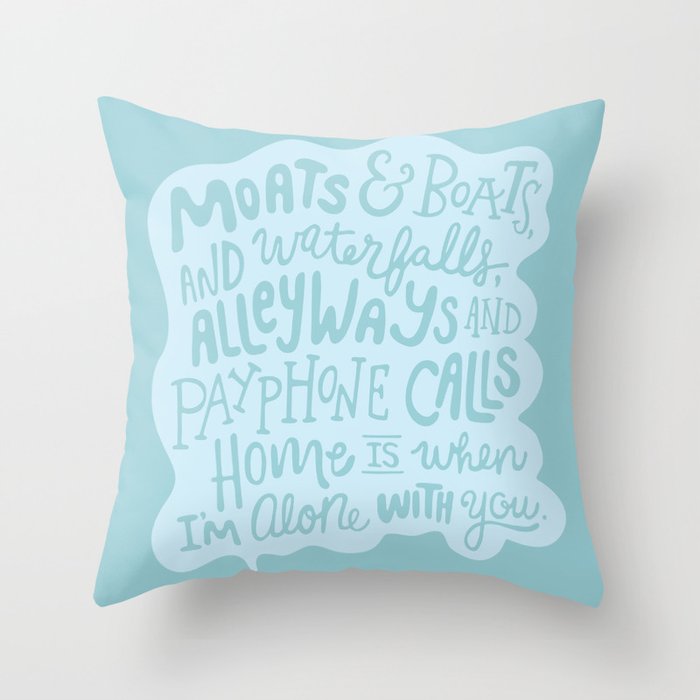 Home Is With You Throw Pillow