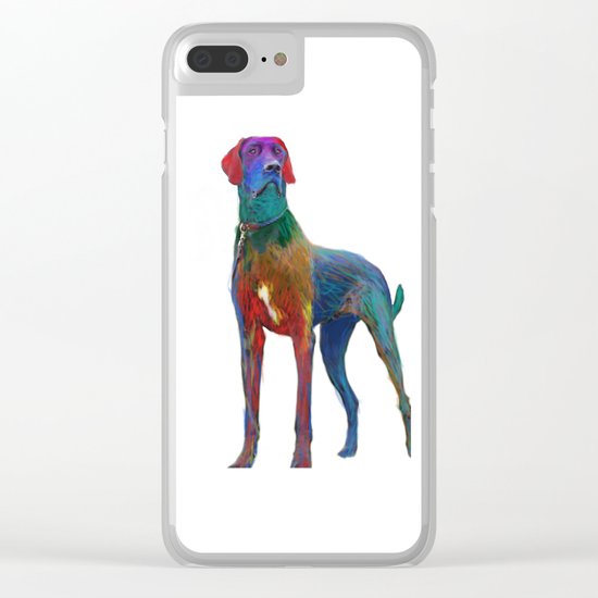 Great Dane Uncropped Clear iPhone Case
