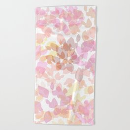 Layers of Leaves Beach Towel