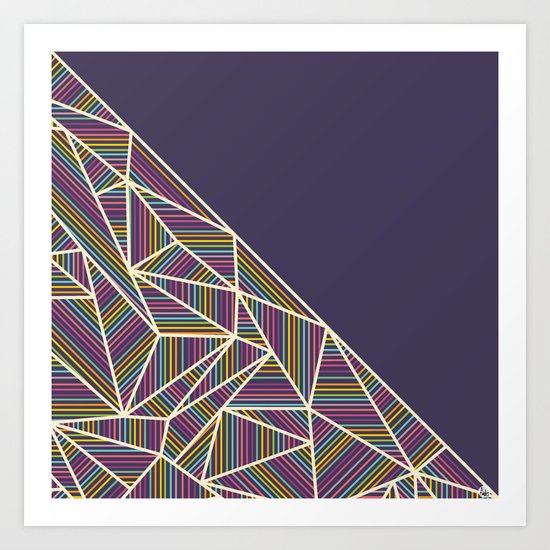 B Rays Geo 3 Art Print