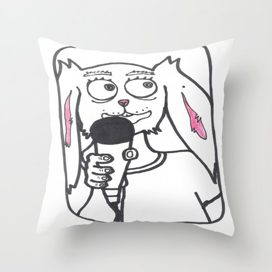 Song. Throw Pillow