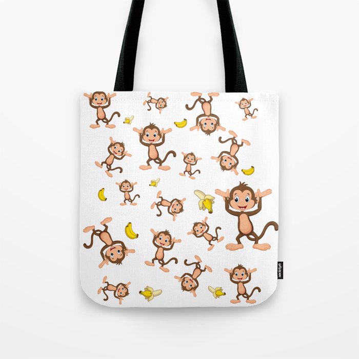 Cute Monkey, Crazy Monkeys, cool ape T-Shirt  Tote Bag