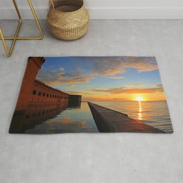 Fort Jefferson, Dry Tortugas Rug | Architecture, Tortugas, Photo, Fort, Landscape, Jefferson, Sunset, Ocean, Florida, National 