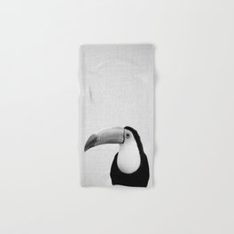 Toucan - Black & White Hand & Bath Towel