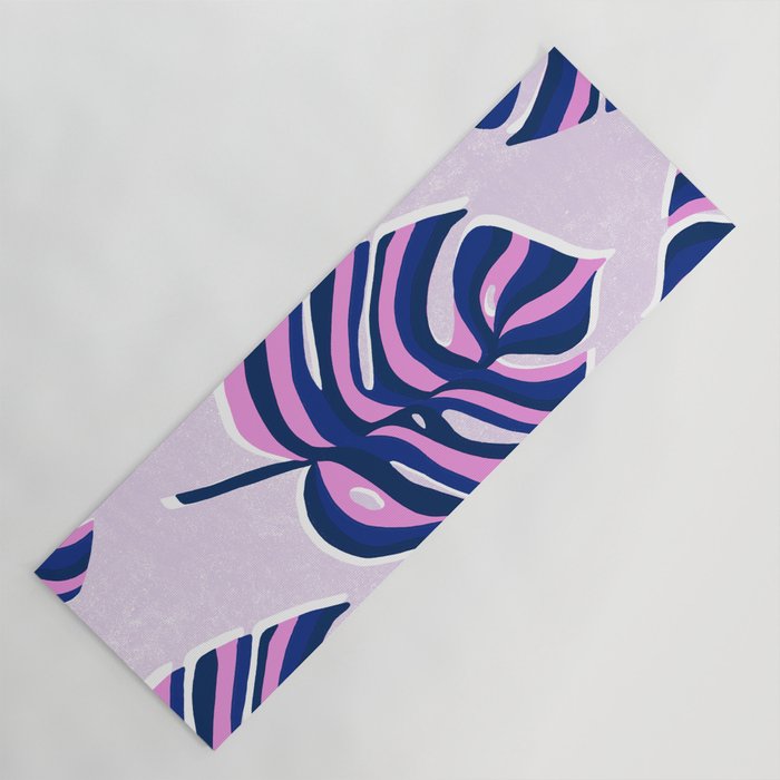 monstera pattern Yoga Mat by sunshinecanteen Society6