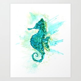 Seahorse Art Print
