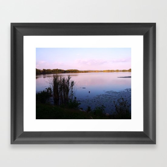 The Lake Framed Art Print
