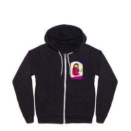 Love and Cat Full Zip Hoodie