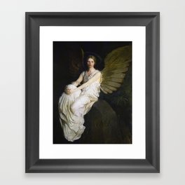 Angel Art by Abbott Handerson Thayer Art Deco Angel Framed Art Print