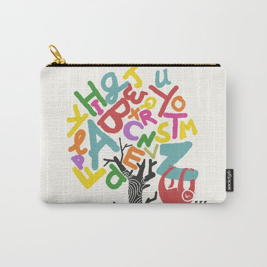 Sleep All Day (A-Z) Carry-All Pouch