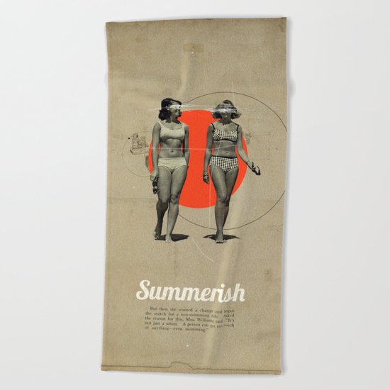 Summerish Beach Towel