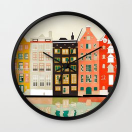 Amsterdam 2 Wall Clock