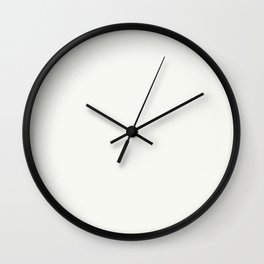 Reflected Light White Wall Clock