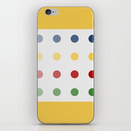Classic color circles collection 4 iPhone Skin