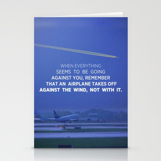 Against the Wind Stationery Cards