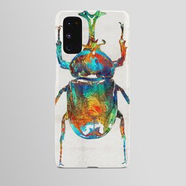 Colorful Beetle Art - Scarab Beauty - By Sharon Cummings Android Case