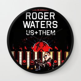 ROGER WATERS US+THEM TOUR DATES 2019 TULIP Wall Clock