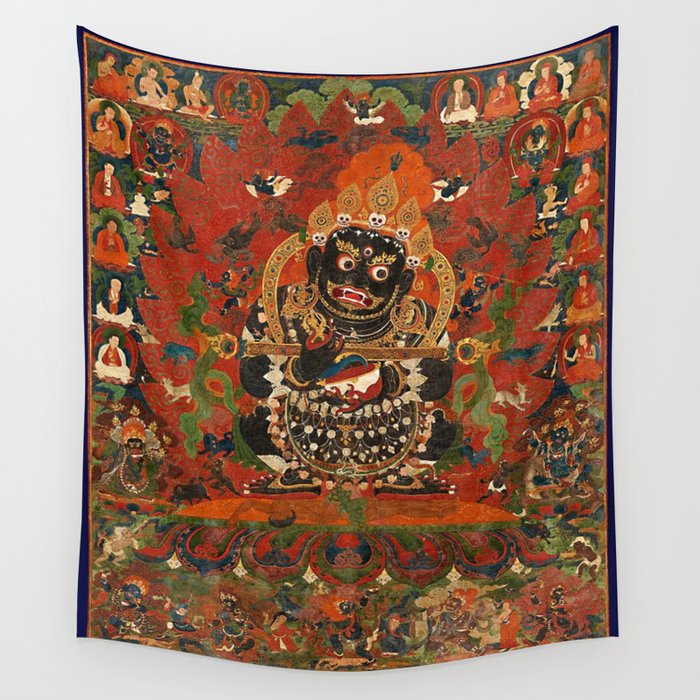 Vajrabhairava Buddhist God of Death 5 Wall Tapestry
