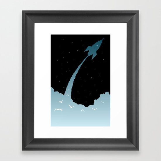Up, Up, and Away Framed Art Print