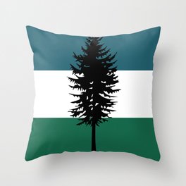 Flag of Cascadia  Throw Pillow