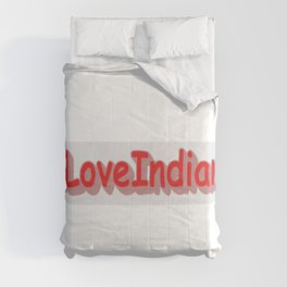 "#iLoveIndiana " Cute Design. Buy Now Comforter
