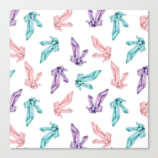 Сrystals Canvas Print