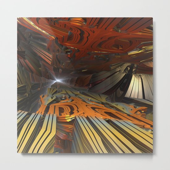 Spelunking Metal Print