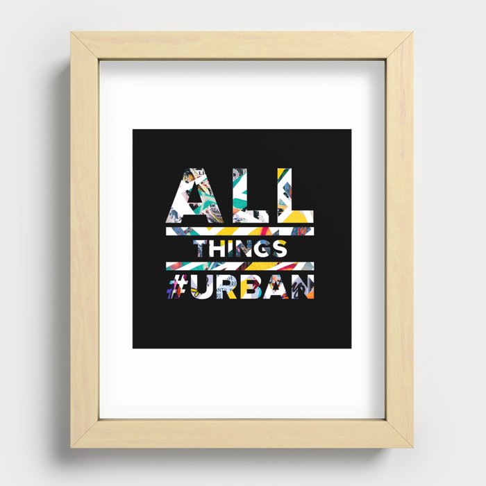 All things #Urban - SQUARE Recessed Framed Print