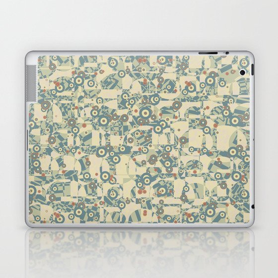 Creative Geometric Khaki Pattern Laptop & iPad Skin