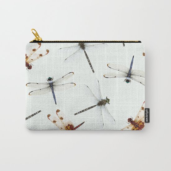 Dragonfly Pattern Carry-All Pouch
