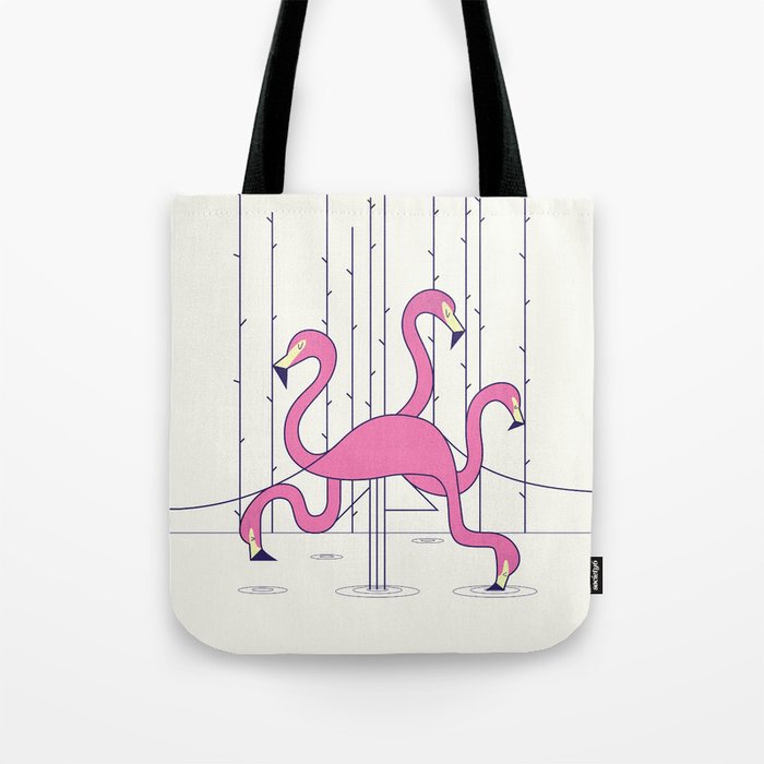 Flamingos Tote Bag