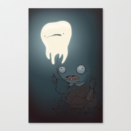 A powerful tooth Canvas Print