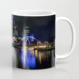 City's beauty after dark-Melbourne Coffee Mug | Citylandscape, Nikon, Giftforher, World, Waterfront, Cityview, Travel, Color, Australia, Night 