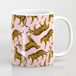 Tigers (Pink and Marigold) Mug