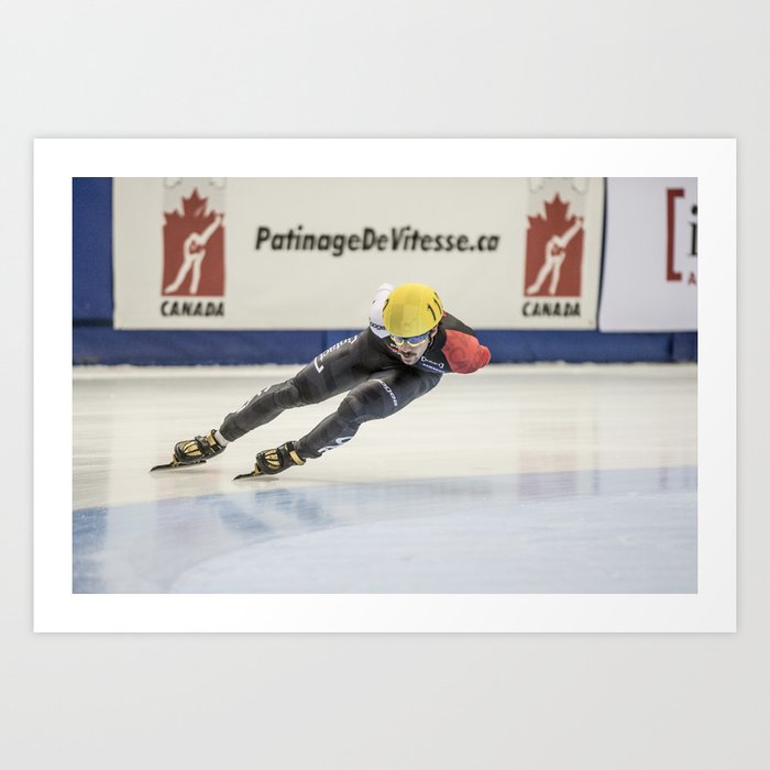 Charles Hamelin, Olympic Champion, Official Action Art Print
