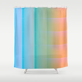 Abstraction_COLOR_TONE_HORIZON_POP_ART_03AA Shower Curtain