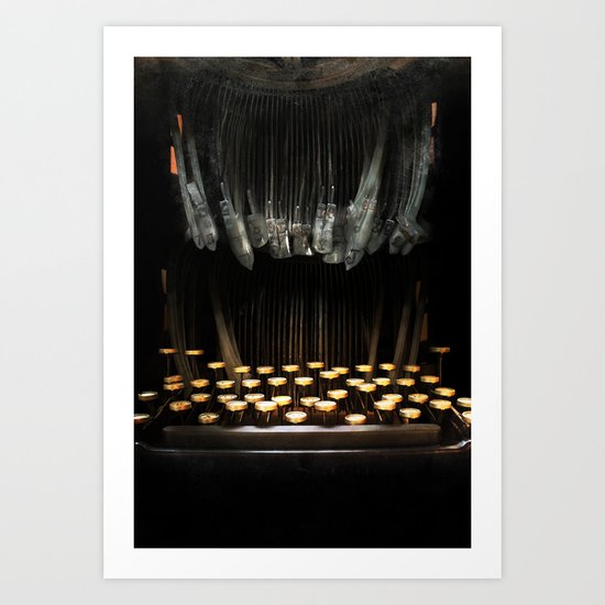 The Teethwriter Art Print