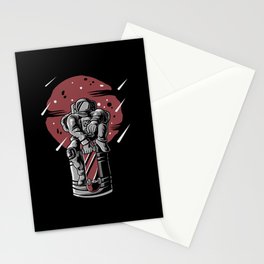 Skater Spaceman Stationery Card