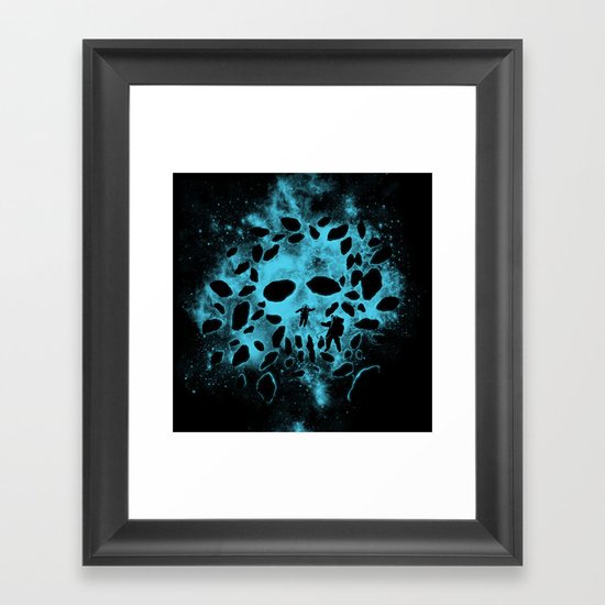 Death Space Framed Art Print