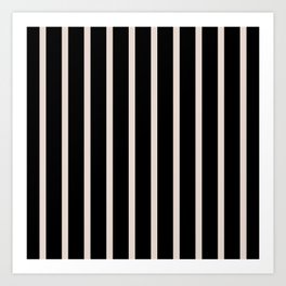 Stripes - Neutral Art Print