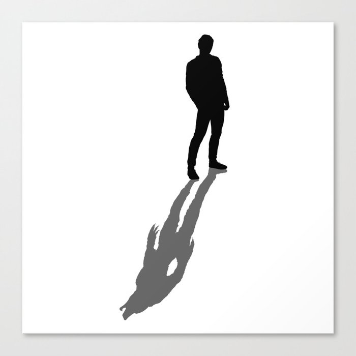 My Real Nature Is In My Shadow Canvas Print
